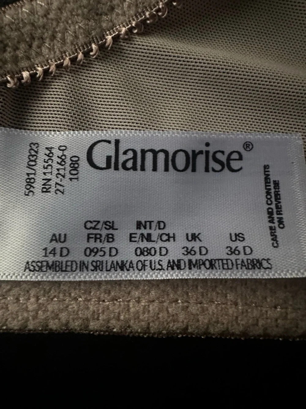 Glamorise Nude Full Coverage Comfort Bra